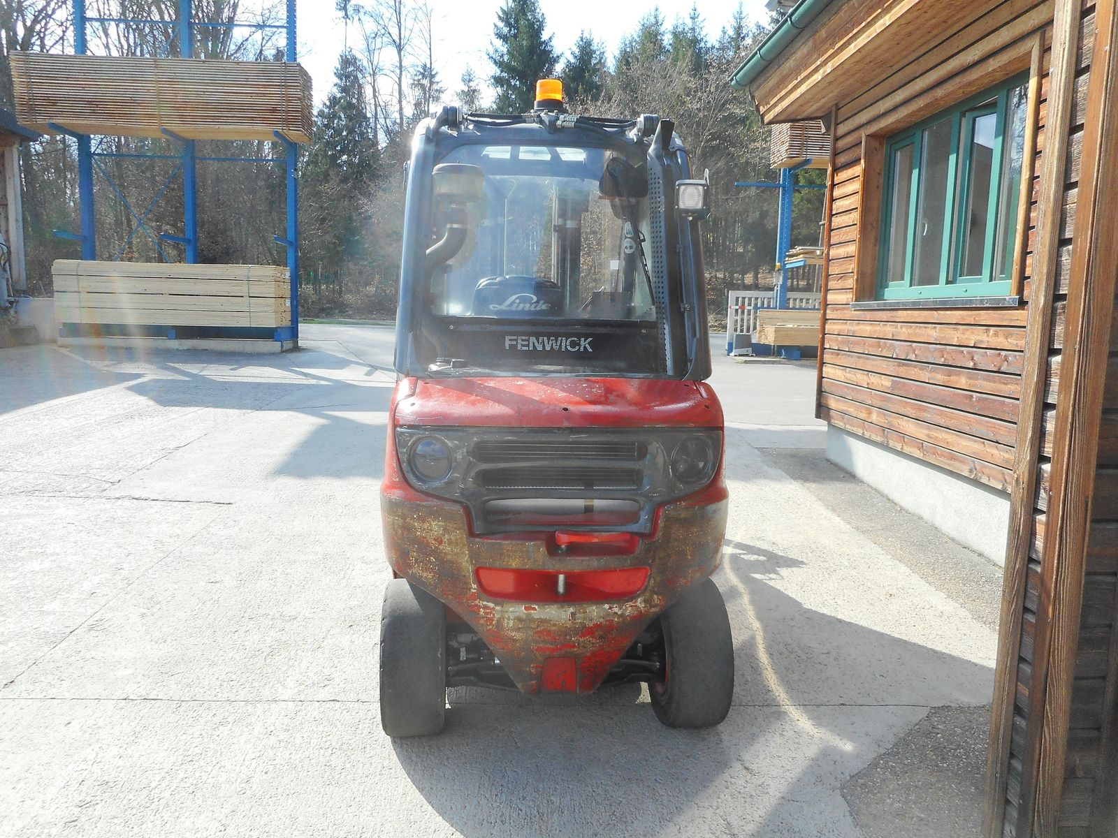 Linde H35D-01 Triplex Seitenschieber Zinkenverstellung 3