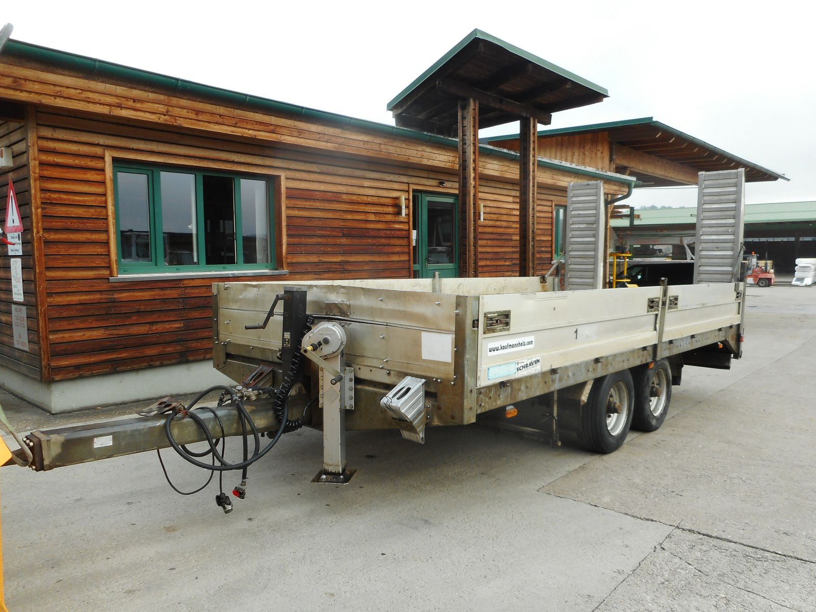 Barthaus LHS 10000 Tandemtieflader 8,34t NL!  2