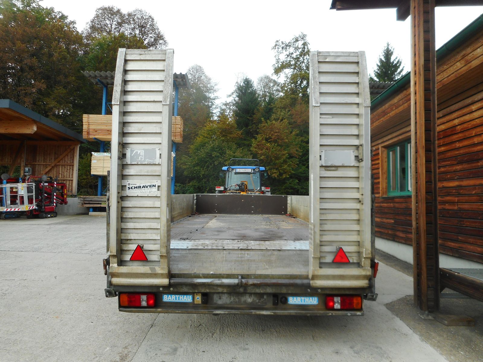 Barthaus LHS 10000 Tandemtieflader 8,34t NL!  3