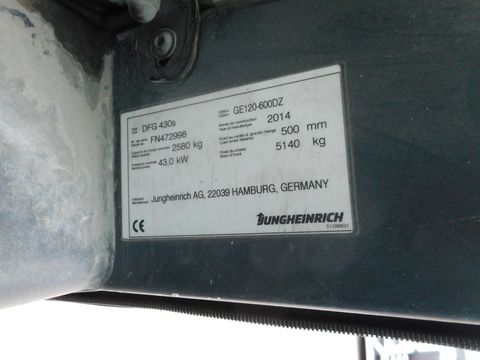 Jungheinrich DFG430s ( Triplex 6m + SS + ZV + Kabine ) 