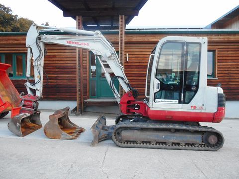 Takeuchi TB 145 mit POWERTILT + hydr. SW + 3 Löffel 