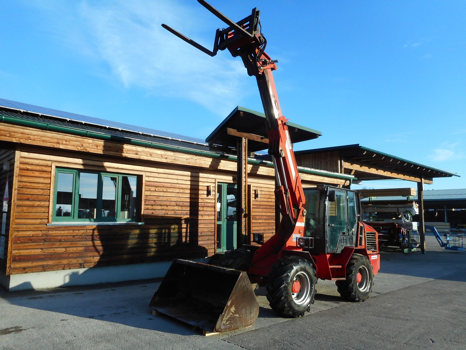 Schäffer 870T mit Teleskoparm und Euro Aufnahme  2