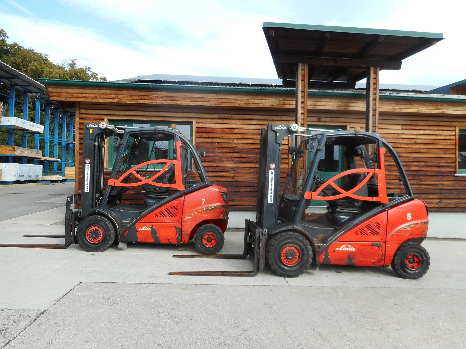 Linde H30D-01 Triplex 4,8m + SS + ZV + Halbkab.  1