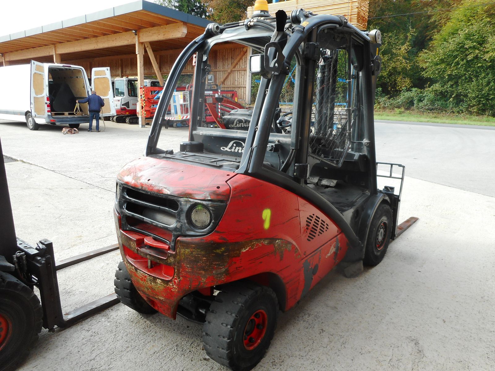 Linde H30D-01 Triplex 4,8m + SS + ZV + Halbkab.  3