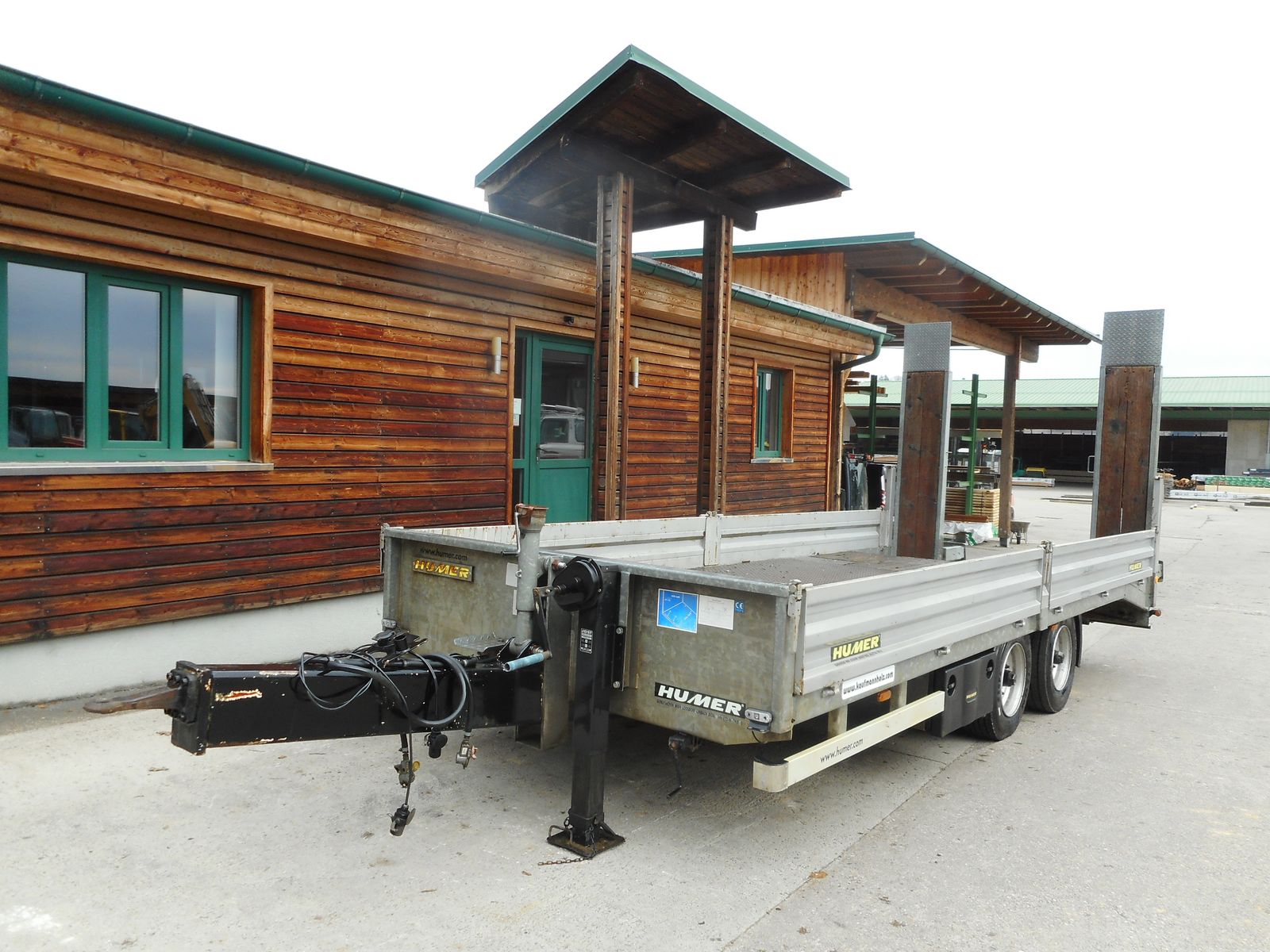 HUMER TTH 11.9 Tandemtieflader mit Rampen!  2