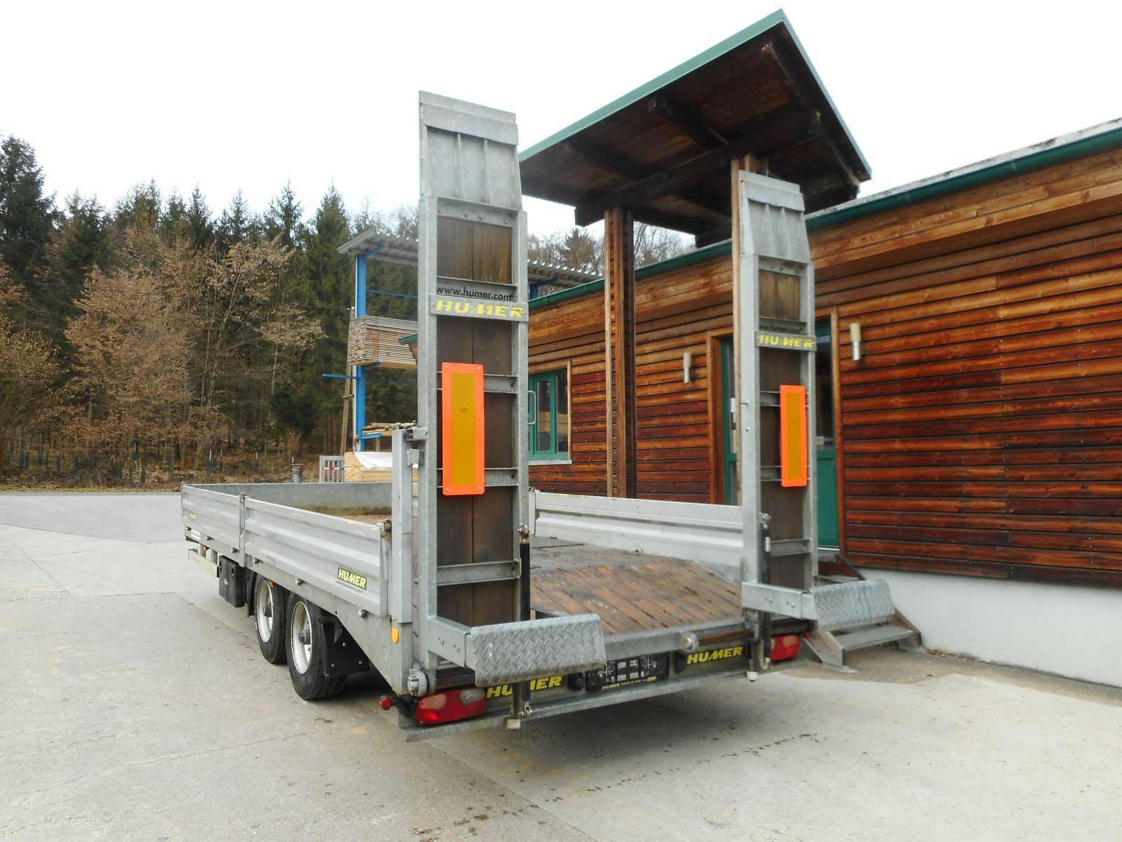 HUMER TTH 11.9 Tandemtieflader mit Rampen!  3
