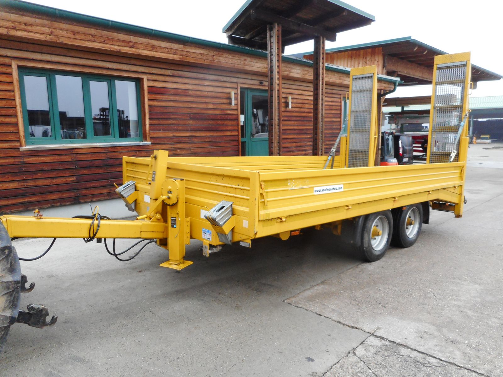 Blomenröhr Tandemtieflader mit Rampen  2