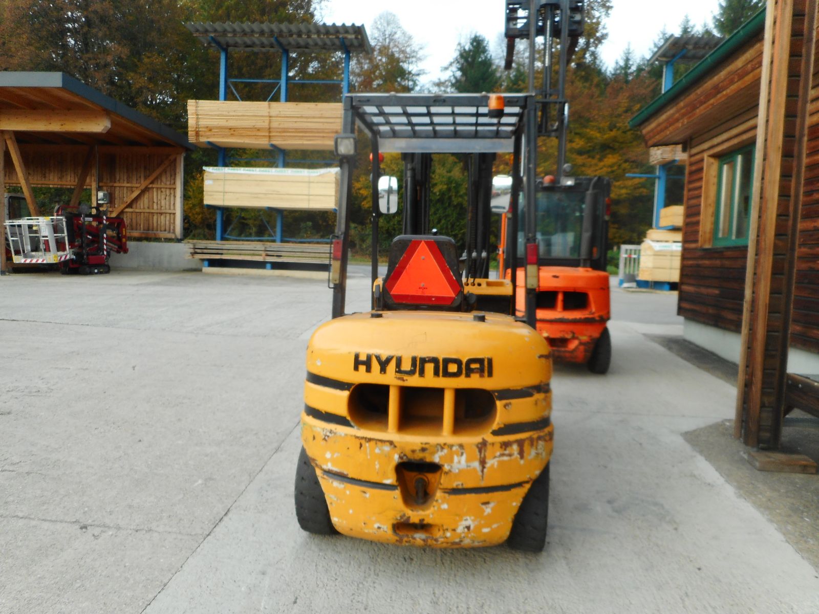 Hyundai HDF30II Triplex 4,7m + Seitenschieber  3