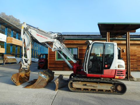 Takeuchi TB 290 mit POWERTILT + hydr. SW + Verstellarm 