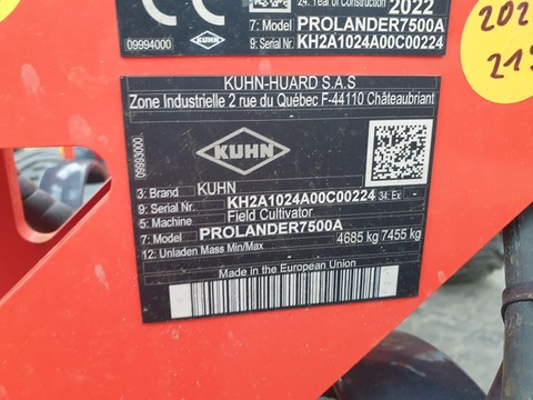Kuhn PROLANDER 7500