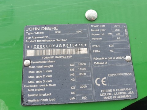 John Deere 8600I