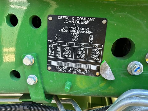 John Deere 6R 185 **MIETRÜCKLÄUFER**