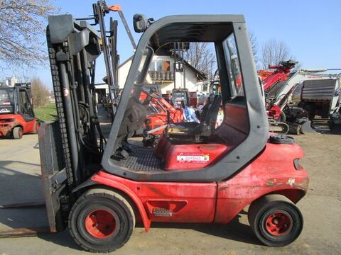 Linde H25 + H30D - Triplex-Freihub + Seitenschieber 2