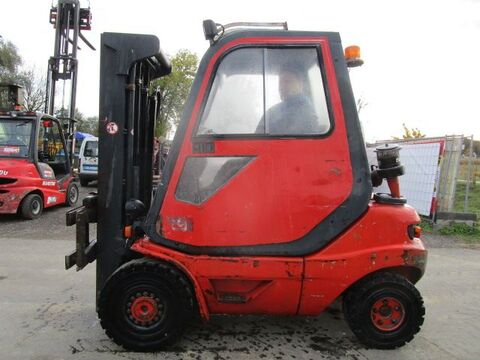 Linde H25D-03 - Triplex-Freihub 4,7m + Seitenschieber