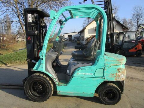 Mitsubishi FD25N Triplex-Freihub 4,75m + Seitenschieber 2