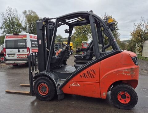 Linde H30D-01 - Triplex-Freihub + Seitenschieber