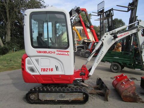 Takeuchi TB 216 - POWERTILT + hydraul. Schnellwechsler + 