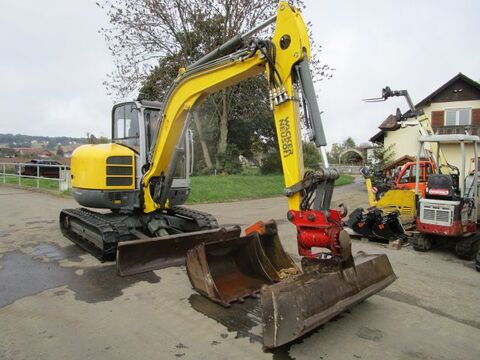 Wacker 6003 - Powertilt + Schnellwechsler + 3 Löffel