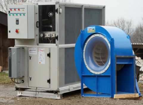 HSR SR50/18kW VARIO Entfeuchter + SR900/15kW Lüfter