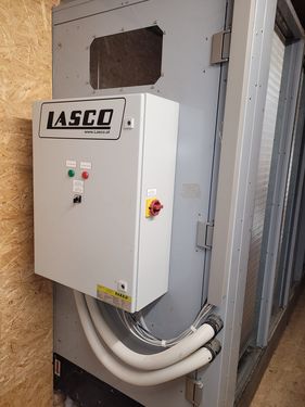 Lasco gebrauchter Luftentfeuchter und Ventilator 