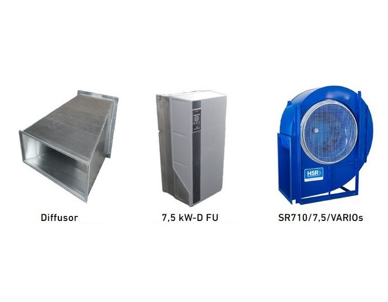 HSR Rundballenbelüftung für 10 Ballen 2