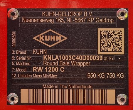 Kuhn RW 1200C