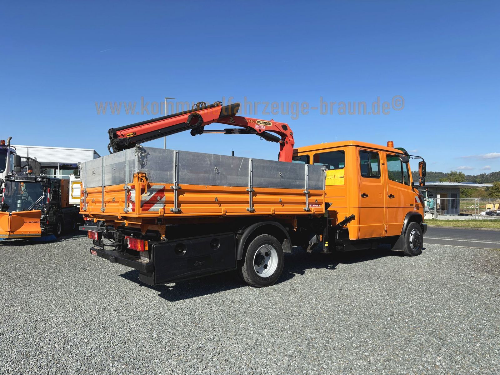 Mercedes Benz Vario 818 Meiller Palfinger Kran*AHK*101 Tk 3