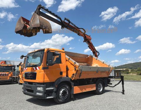 MAN TGM 18.250 4x2 Kipper*Funk Kran*AHK + Hydr.*1-Ha