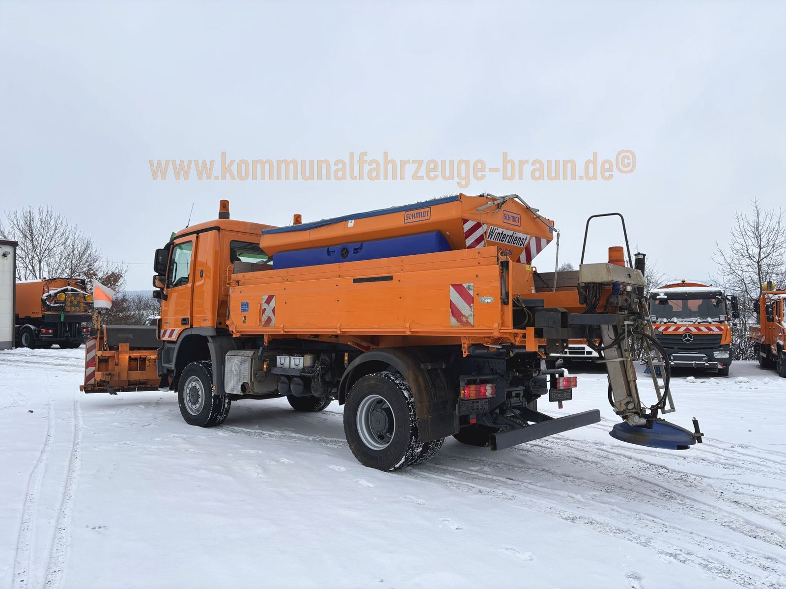 Mercedes Benz Actros 1832 AK MP3*VA Schmidt 5m³*Schneepfl 3