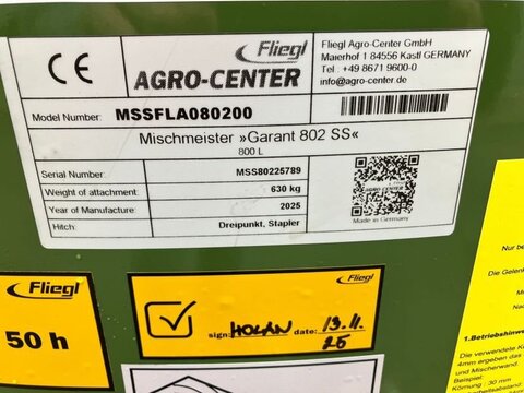 Fliegl MSSFLA080200 MISCHMEISTER 802 3