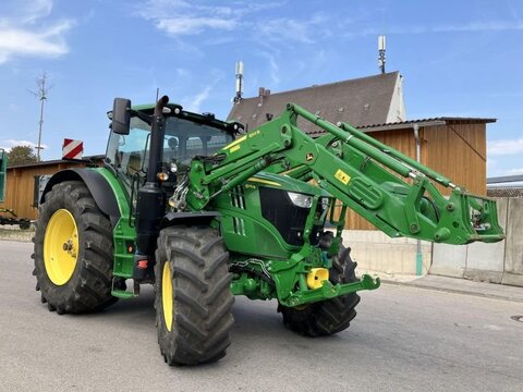 John Deere 6175R MIT JD 663R FRONTLADER