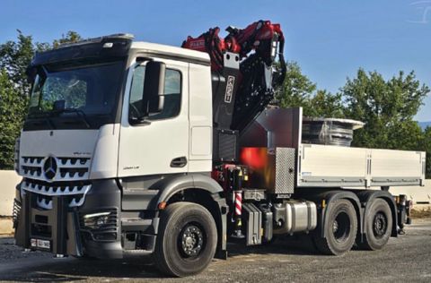 Mercedes MB 2843 SZM mit Hiab Palfinger Fassi F545-6 JIB-