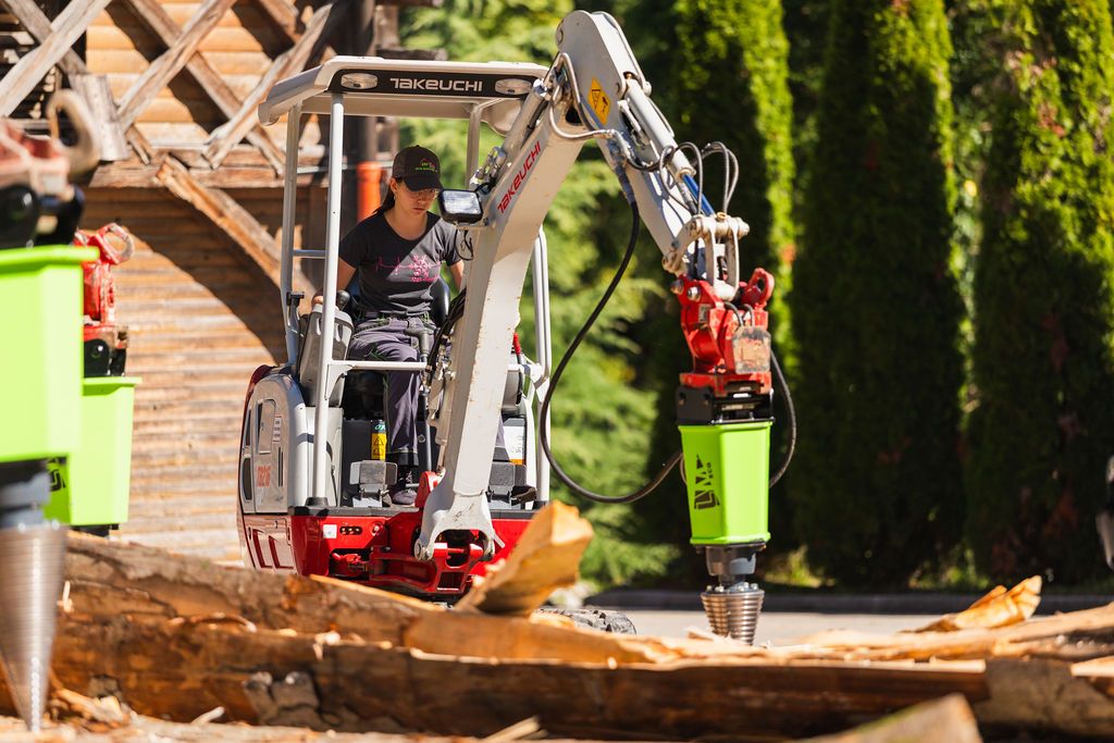 Kegelspalter Erdbohrer Bagger ECO 500 ccm  2
