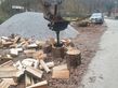 Lavrach Forsttechnik Bagger Spaltkreuz 6 Fach Holzspalter Kegelspter