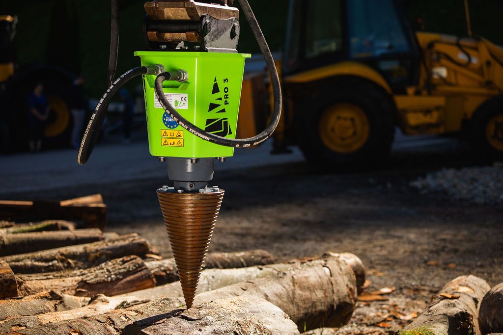 Kegelspalter Bagger Erdbohrer PRO 3 1.100 ccm 3