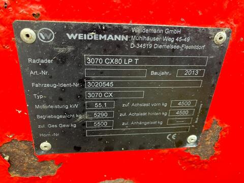 Weidemann 3070 CX80 LP T