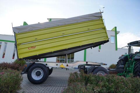 Fliegl DK180-88 (18 t) Kéttengelyes három oldalr 2