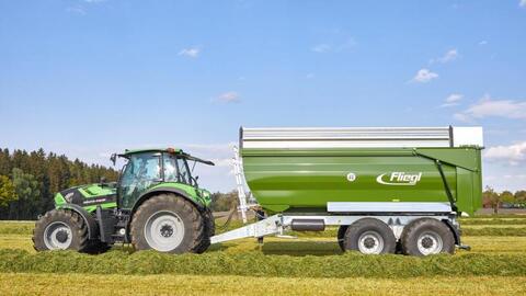 Tandem teknős billentős pótkocsi  Fliegl TMK 190 2