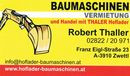 Thaller Baumaschinenvermietung