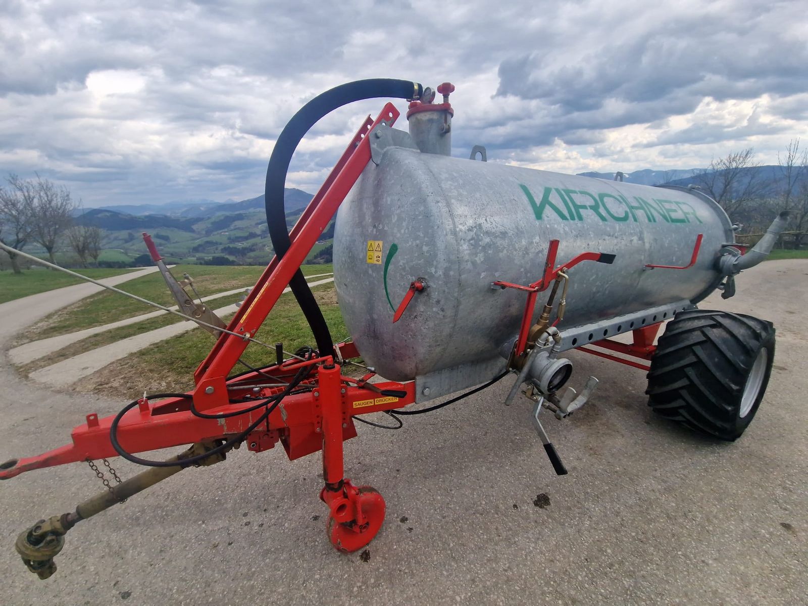 Kirchner Güllefass 3500L mit Breitbereifung 1