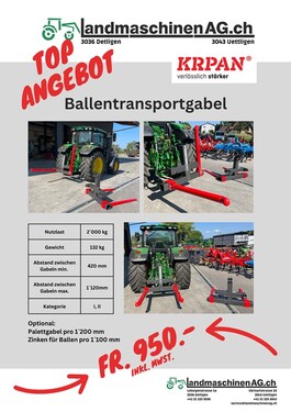 Krpan BT Palettengabel pro 