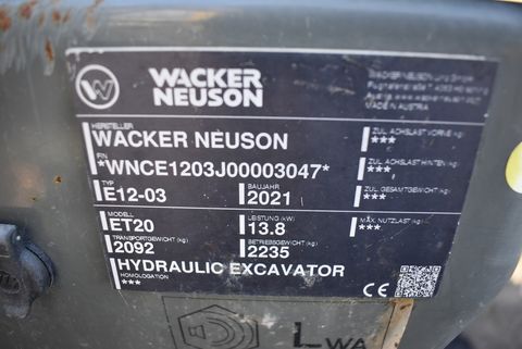 Wacker Neuson ET20 VDS mit Powertilt