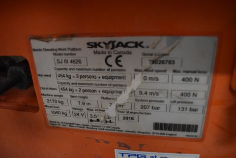 Skyjack 4626 SJ III