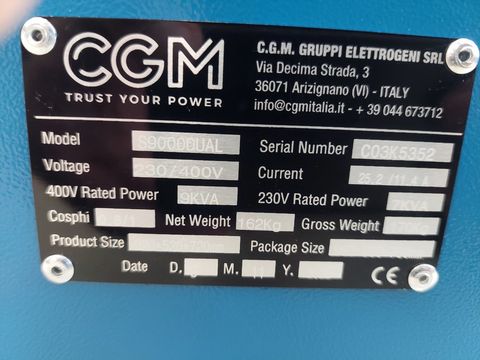 CGM DUAL 9000 Diesel