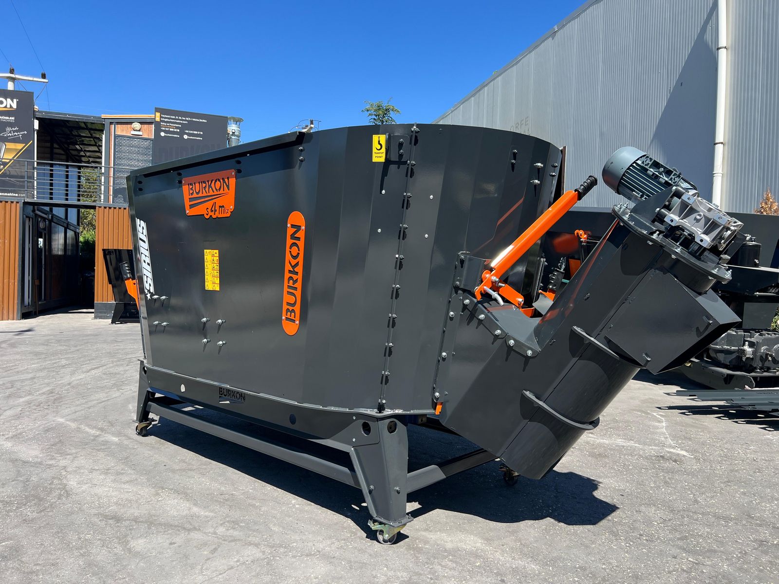 Burkon Elektro-Doppelschneckenmischer 4m 2