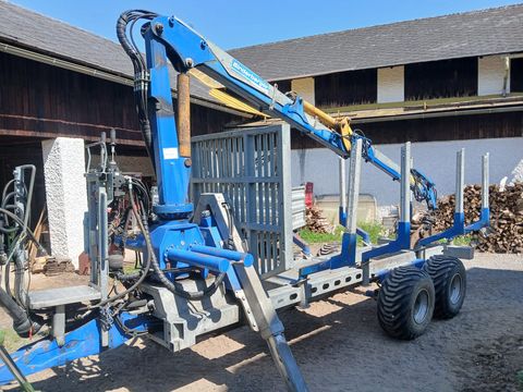 Binderberger Rückewagen RW11 mit Kran FK7200