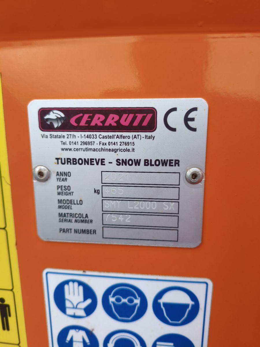 Cerruti Super Middle Schneefräse Radlader Kramer Wacker  3