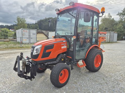 Kioti CK 2810 HST Traktor Winterdienst Streuer Kabine 