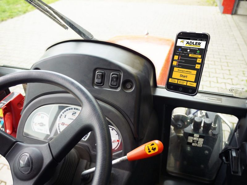 Adler ST-E Streuer Traktor Radlader Pick-up Lehner NEU 3