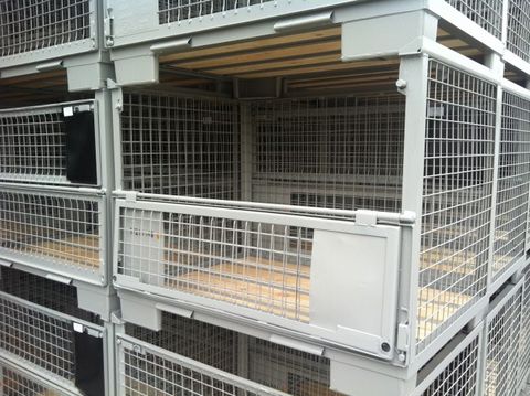 500 St. Euro-Pool Gitterbox 120 x 80 x 97 cm, ne 2